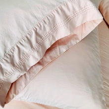 Charger l'image dans la galerie, Ensemble taies d'oreiller en bambou et coton égyptien - Rose délicatesse | Sous la couette